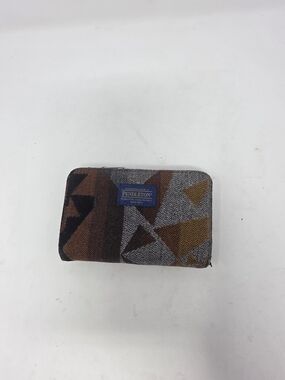 Pendleton Wool Zip Wallet Southwestern Geometric Pattern Bifold